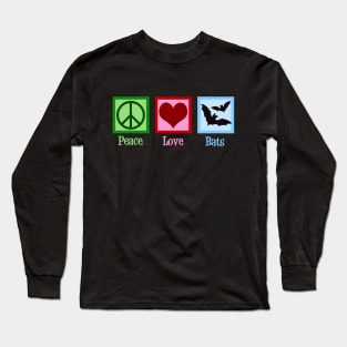 Peace Love Bats Long Sleeve T-Shirt